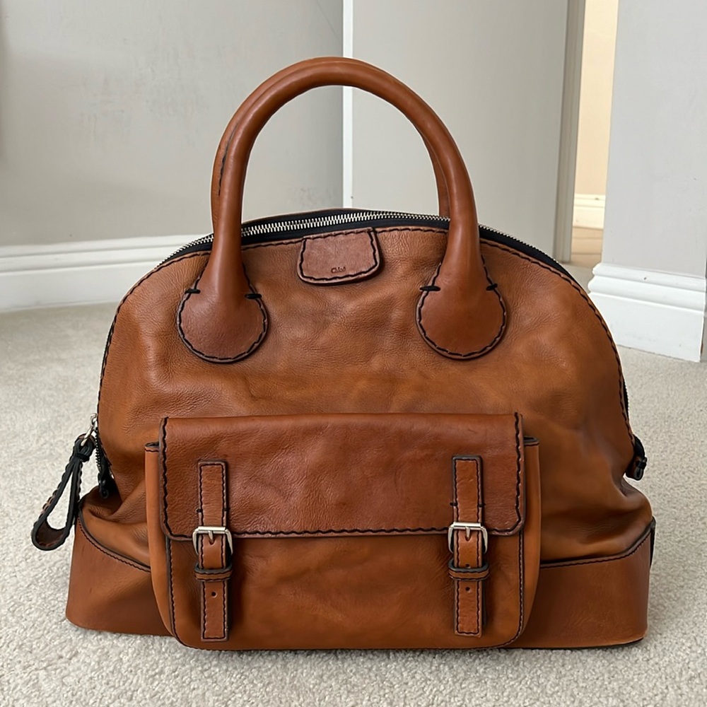 Chloe Edith bag like new condition color is muscade